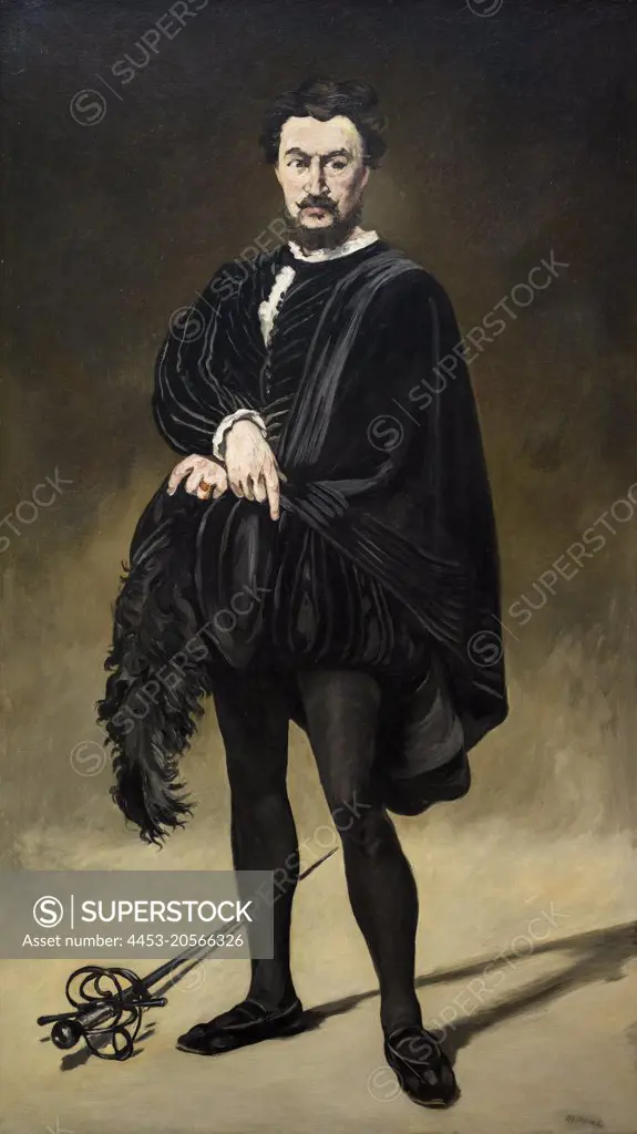 The Tragic Actor (Rouviere as Hamlet) Oil on canvas; 1866 Edouard Manet; French; 1832 - 1883