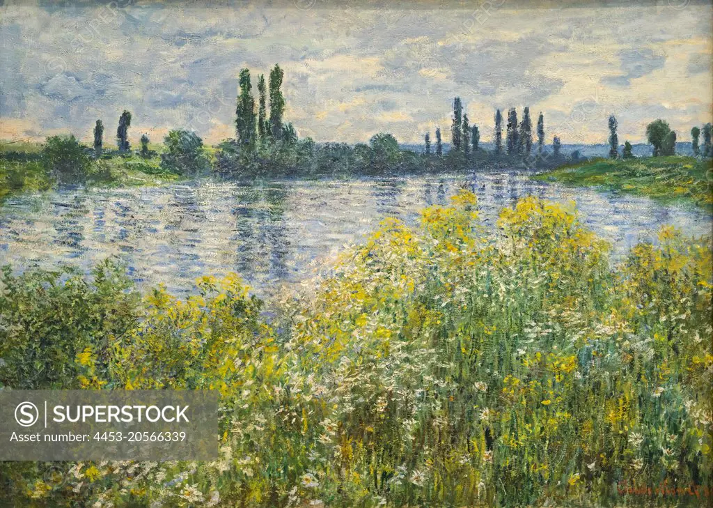 Banks of the Seine; Vetheuil Oil on canvas; 1880 Claude Monet; French; 1840 - 1926