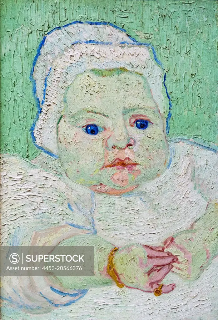 Roulin's Baby Oil on canvas; 1888 Vincent van Gogh; Dutch; 1853 - 1890