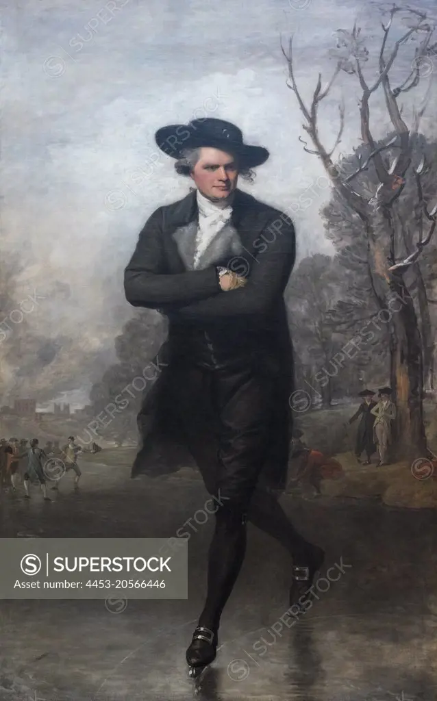 The Skater Portrait of William Grant Oil on canvas; 1782 Gilbert Stuart; American; 1755 - 1828