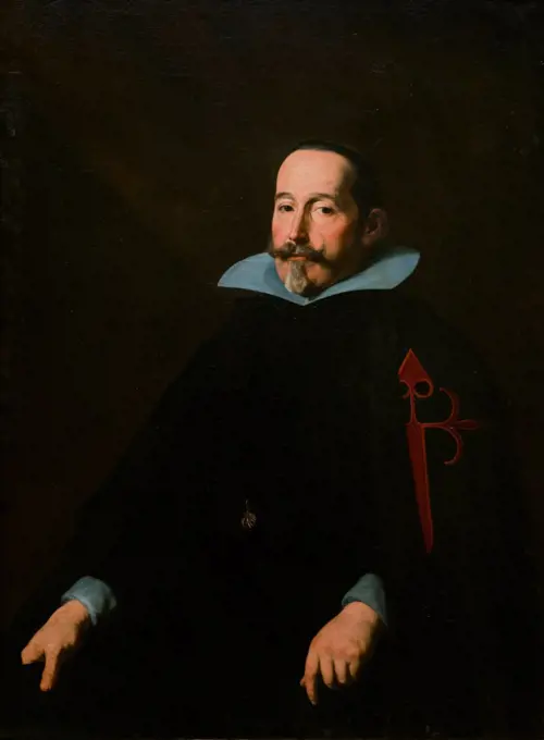 by Jusepe de Ribera called Lo Spagnoletto (Jativa 1591-1652 Naples) ; Don Manuel de Znniga y Fonseca ; (1586-1653) ; Sixth Count of Monterrey Oil on canvas.