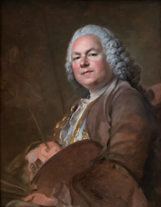 Louis Tocque; French; 1696-1772; Jean Marc Nattier (1685-1766); Oil on canvas.