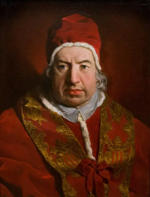 Pierre Hubert Subleyras; French; Saint-Gilles-du-Gard 1699-1749 Rome; Pope Benedict XIV (Prospero Lambertini; 1675-1758); 1746; Oil on canvas.