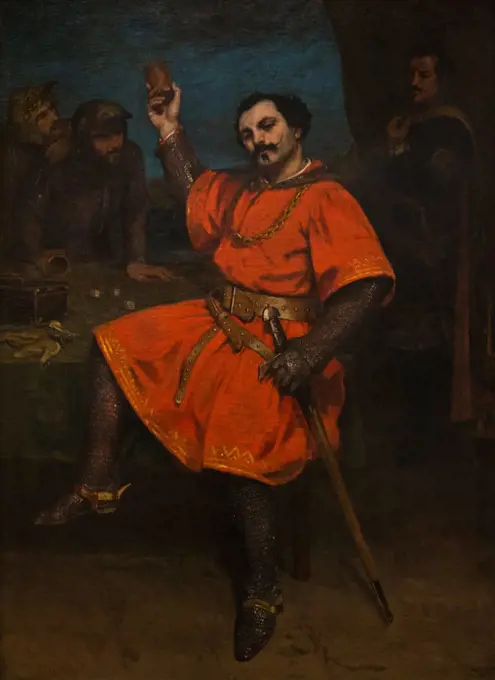 Gustave Courbet; French; 1819-1877; Louis Gueymard (1822-1880) as Robert le Diable; 1857; Oil on canvas.