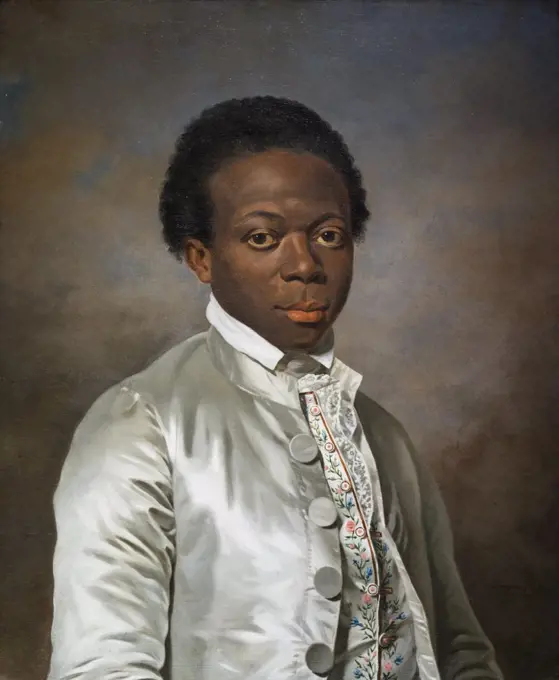 Portrait of Youth in Embroidered Vest by Marie Victoire Lemoine (1754 - 1820); Oil on canvas; 1785 