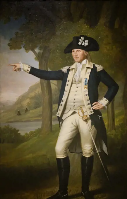 Marinus Willett by Ralph Earl (1751 - 1801); Oil on canvas; circa 1791