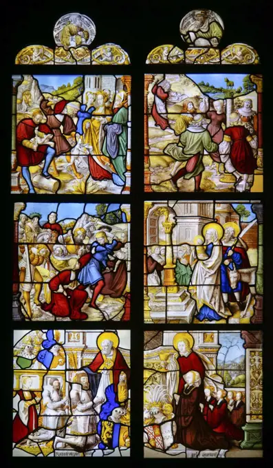 Stained glass from Mariawald; About 1520 - 30