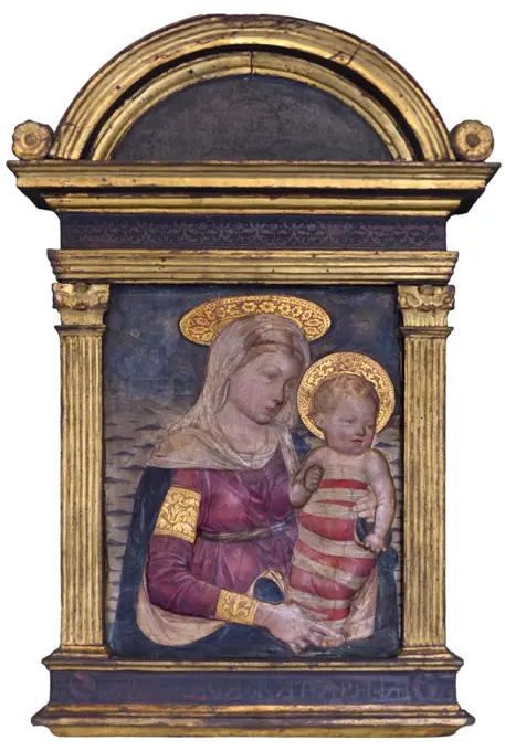 Virgin and Child. (Desiderio da Settignano; 1430-1464 Florence )
