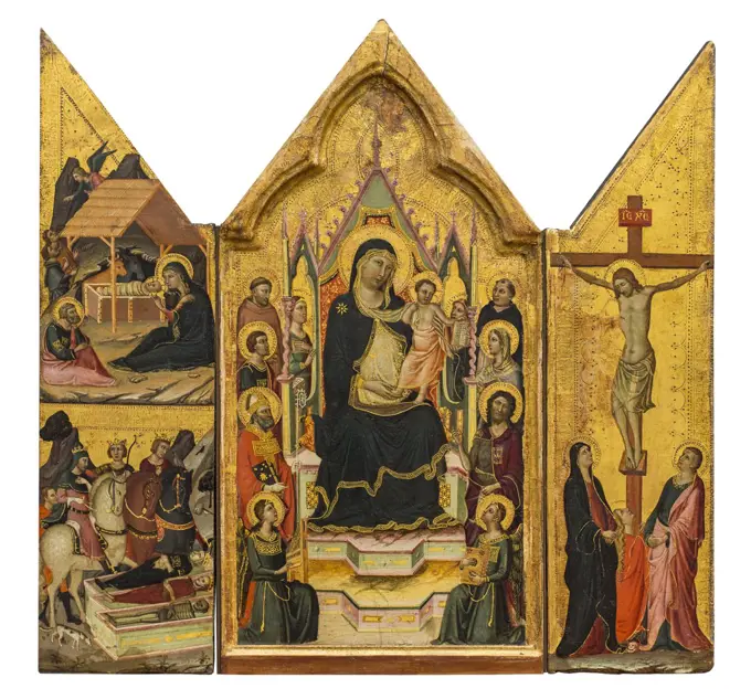 Triptych; c. 1325/30. ( by Jacopo del Casentino)