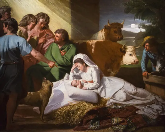 The Nativity; about 1776 Oil on canvas John Singleton Copley American; 1738-1815