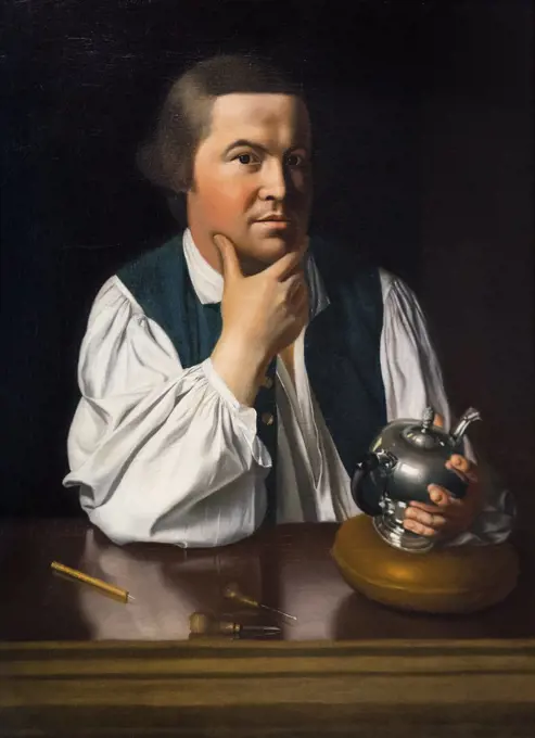 Paul Revere; 1768 Oil on canvas John Singleton Copley American; 1738-1815