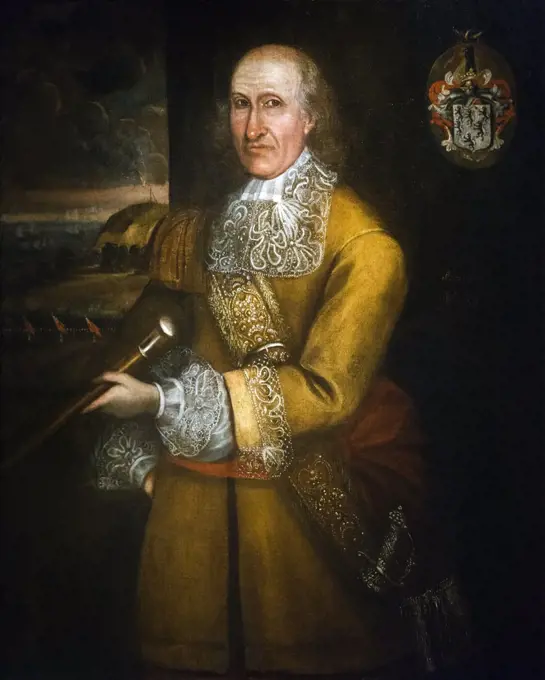 Major Thoms Savage; 1679 Oil on canvas Thomas Smith American; about 1650-1691