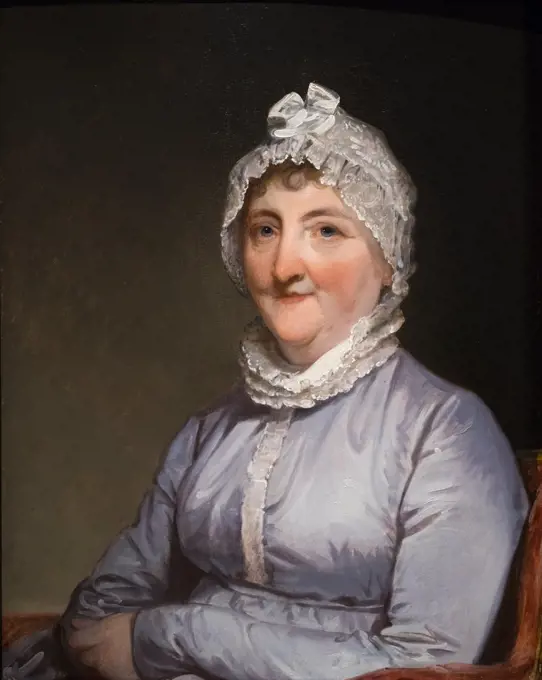 Mrs. Paul Revere Rachel Walker; 1813 Oil on panel Gilbert Stuart American; 1755-1828