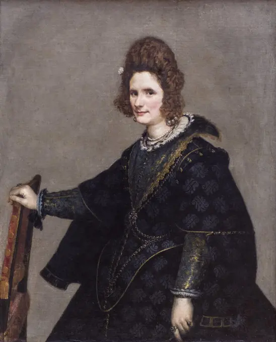 1599 Seville Madrid-1660. (Diego Velazquez Portrait of a Lady. 1630/33)