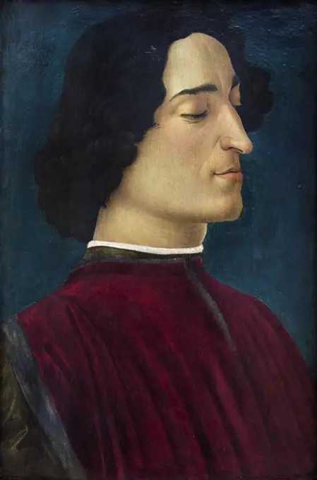 Sandro Botticelli; Giuliano de Medici. (1453-1478). 