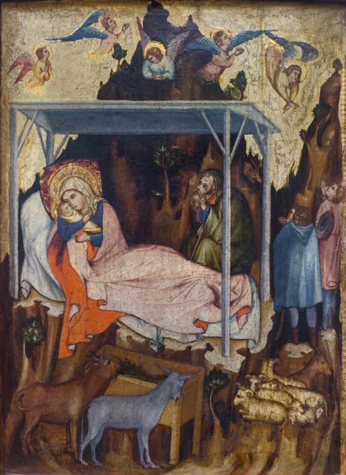 the nativity. (Austro.; 1350)