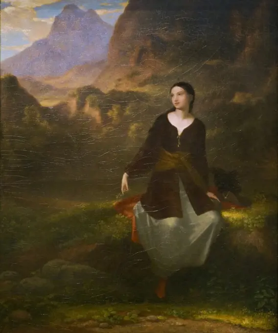 The Spanish Girl in Reverie 1831 Oil on canvas Washington Allston; American (1779-1843)