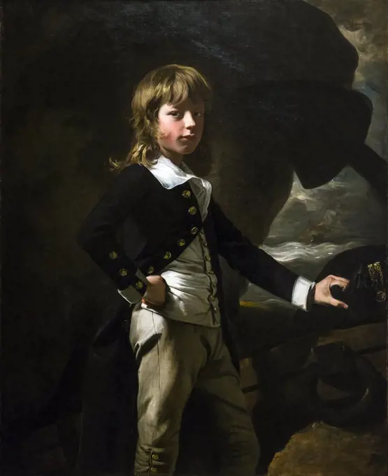 Midshipman Augustus Brine 1782. Oil on canvas John Singleton Copley; American 1738-1815