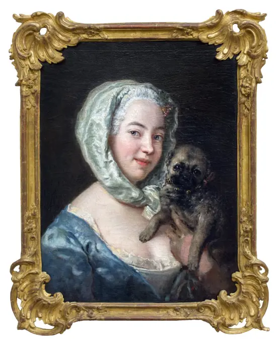 Marie de Rage (1713 -) Daughter of the artist. around 1745 Antoine Pesne Prussian 1683 Paris-1757 Berlin