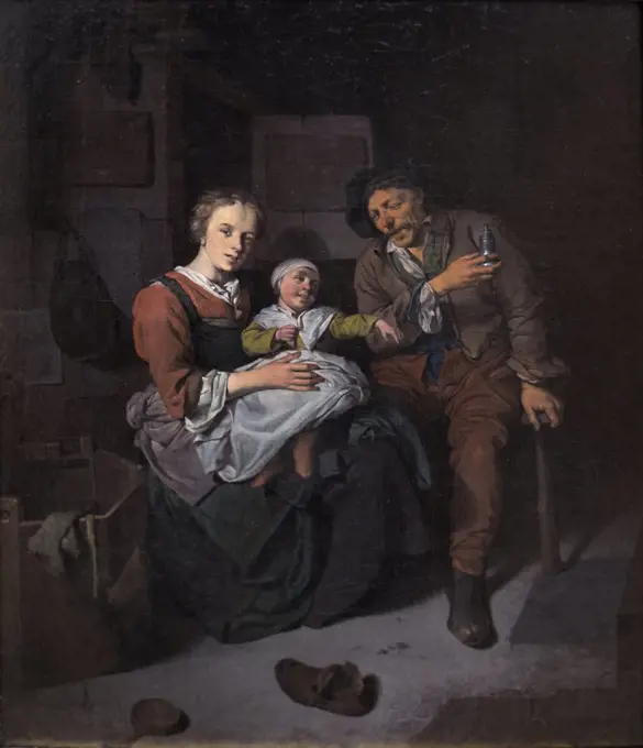 Peasant family around 1660Cornelis P. Bega Dutch 1631/32 Haarlem -1664 Haarlem