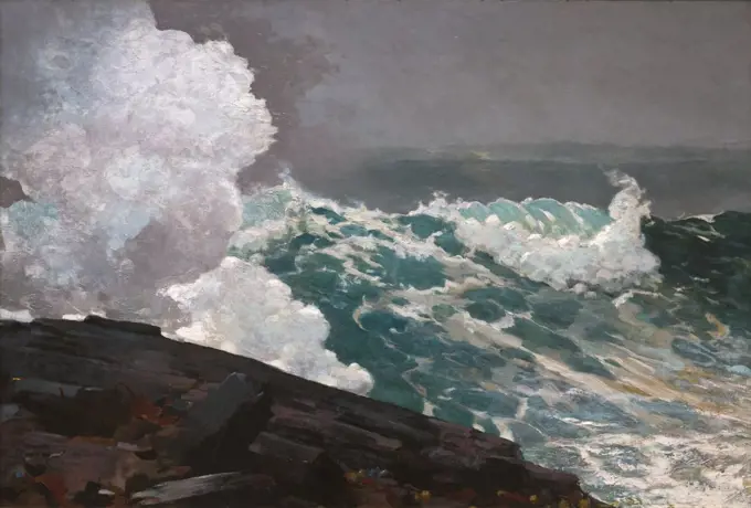 Northeaster 1895; reworked by 1901 Oil on canvas Winslow Homer; American (1836-1910)