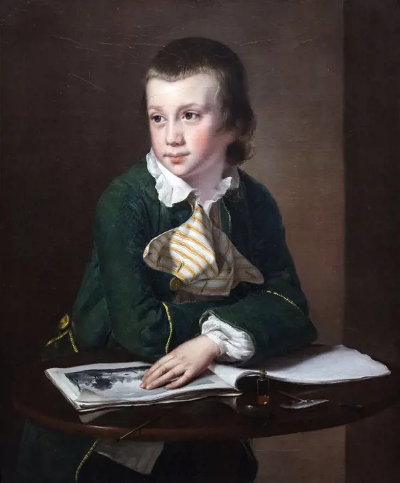 Portrait of William Rastell C. 1763 Oil on canvas by Joseph Wright of Derby 