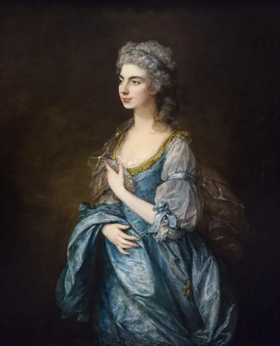 "Portrait of Lady Rodney born Anne Harley C. 1781 Oil on canvas by Thomas Gainsborough, English, 1727 - 1788"