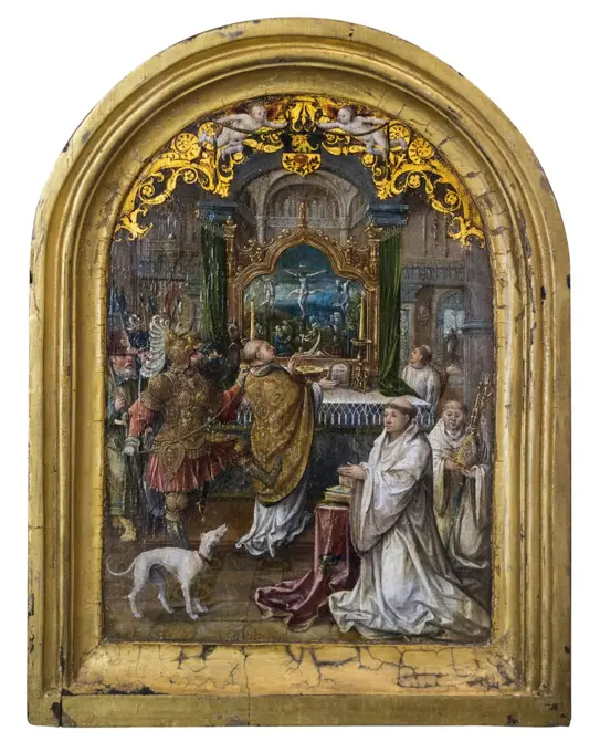 The Seizing of Saint Mark c.1520 Oil and gold on wood