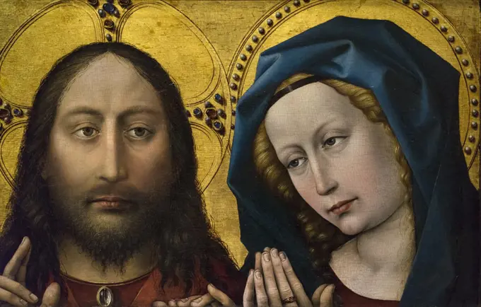 Christ and the Virgin c. 1430-35 Oil and gold on panel