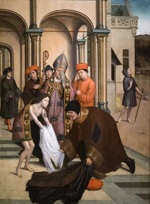 Saint Francis Renouncing the World for the Cloister c. 1500 Oil on panel artist unknown