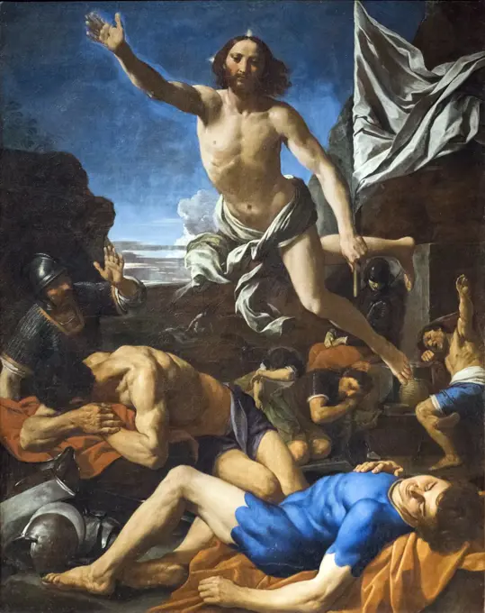 The Risen Christ; 1644-48 Oil on canvas Simone Cantarini Italian (active in Pesaro and Bologna); 1612-1648