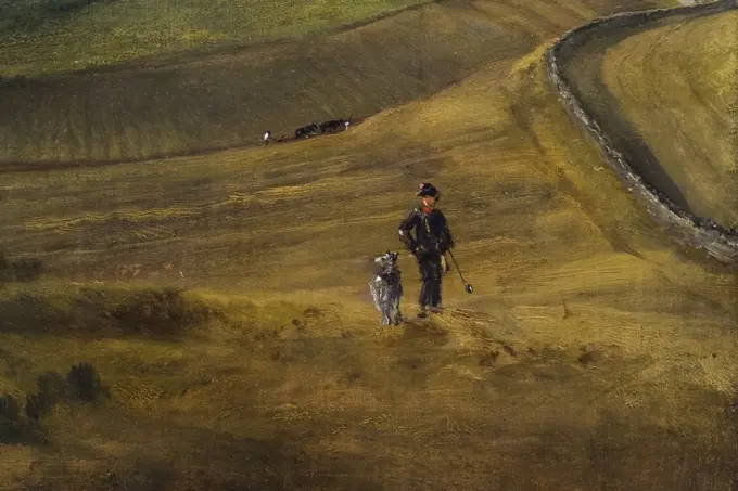 Detail of Weymouth Bay from the Downs above Osmington Mills; about 1816 Oil on canvas John Constable English; 1776-1837