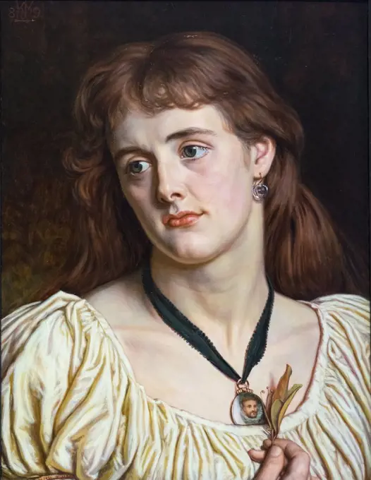 Sorrow; 1889 Oil on panel William Holman Hunt; English; 1827-1910