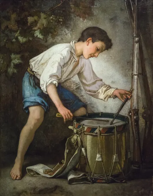 Drummer Boy; 1857; Oil on canvas Thomas Couture; French; 1815-79