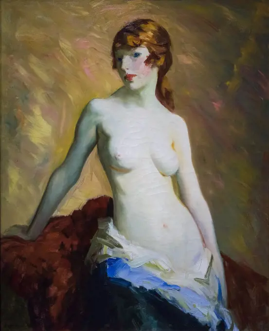 The Young Girl; 1915; Oil on canvas Robert Cozad Henri; American; 1865-1929