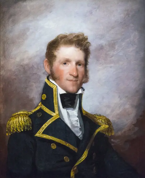 Commodore Thomas Macdonough c. 1815 - 1818 Oil on wood Gilbert Stuart; American; 1755 - 1828