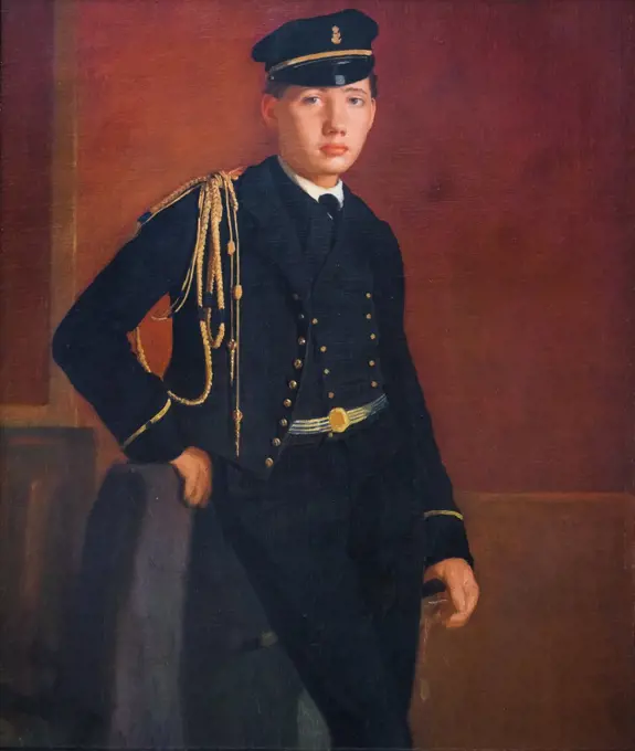 Achille De Gas in the Uniform of a Cadet Oil on canvas; 1856 Edgar Degas; French; 1834 - 1917