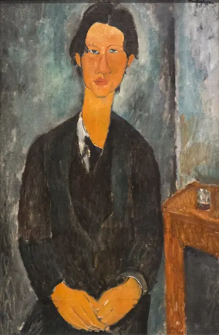 Chaim Soutine Oil on canvas; 1917 Amedeo Modigliani; Italian; 1884 - 1920