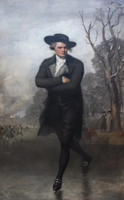 The Skater Portrait of William Grant Oil on canvas; 1782 Gilbert Stuart; American; 1755 - 1828