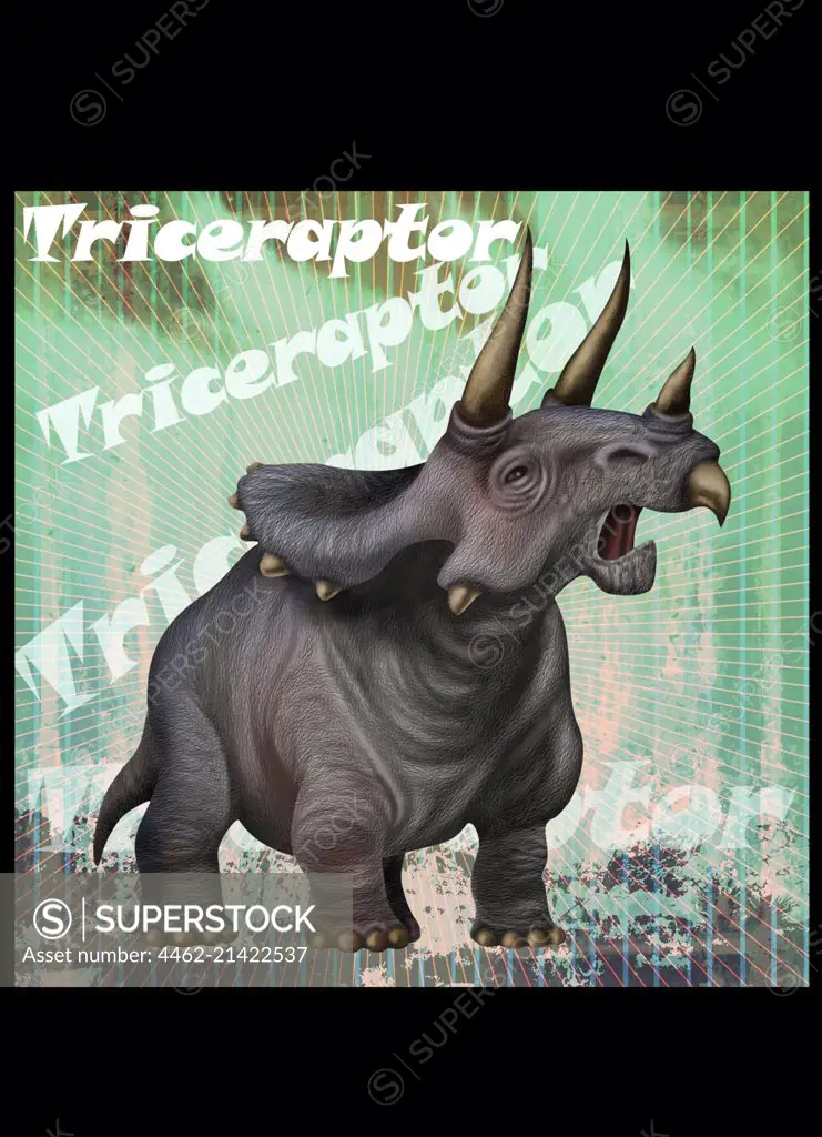 Triceraptor roaring