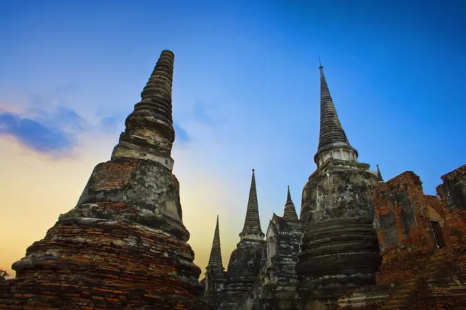 Wat in Ayutthaya, Thailand.