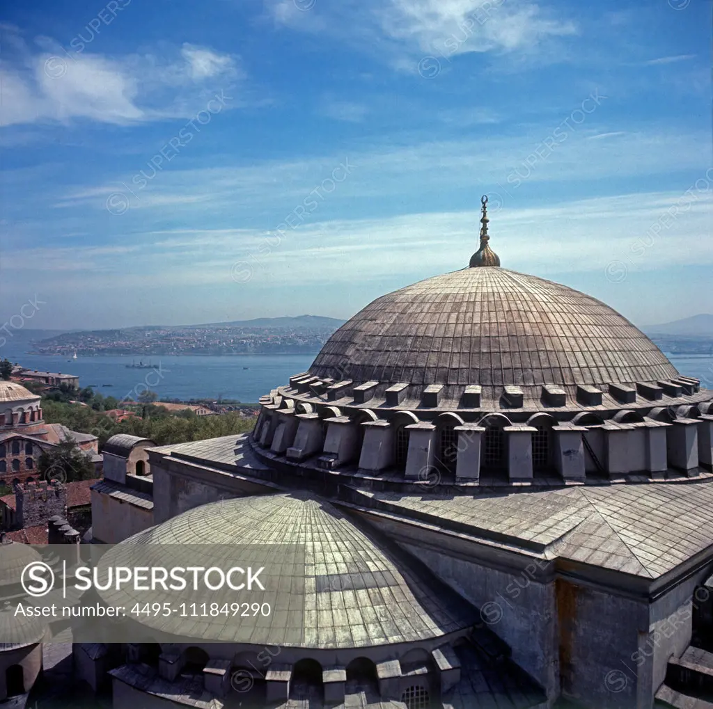 Hagia Sophia exterior of Dome,  Istanbul Turkey