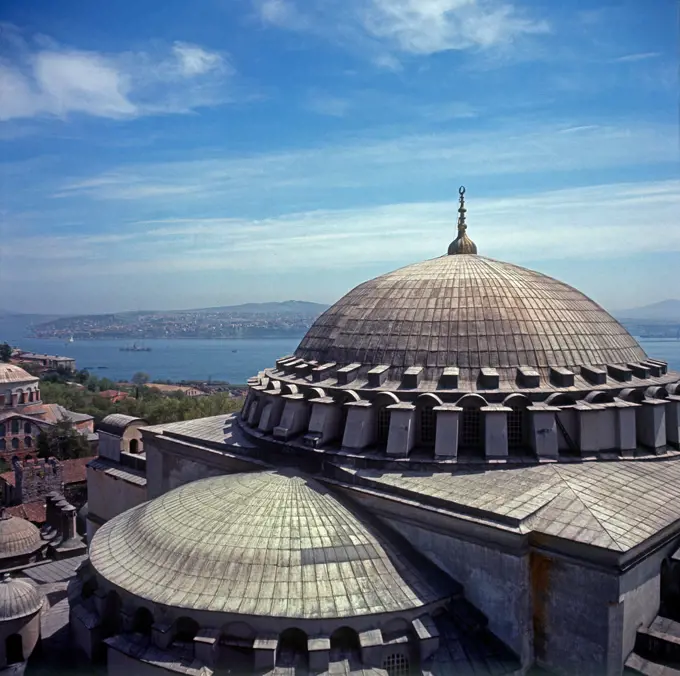 Hagia Sophia exterior of Dome,  Istanbul Turkey