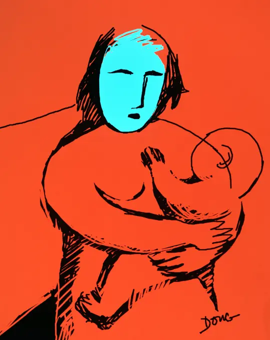 Maternity by Diana Ong, computer graphics, 1995