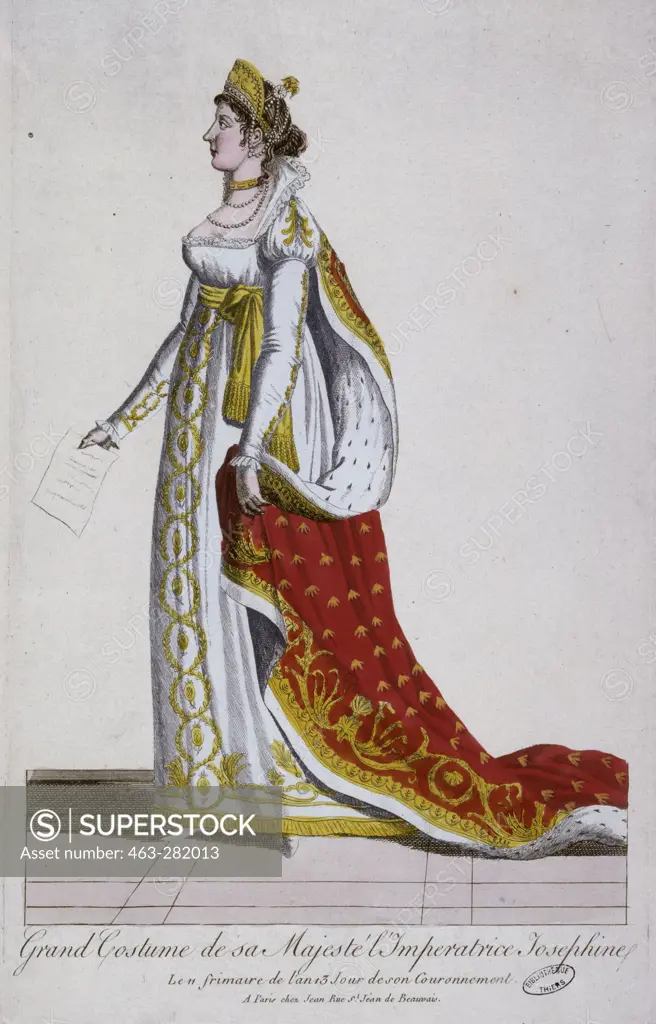 Empress Josephine in coronation robes