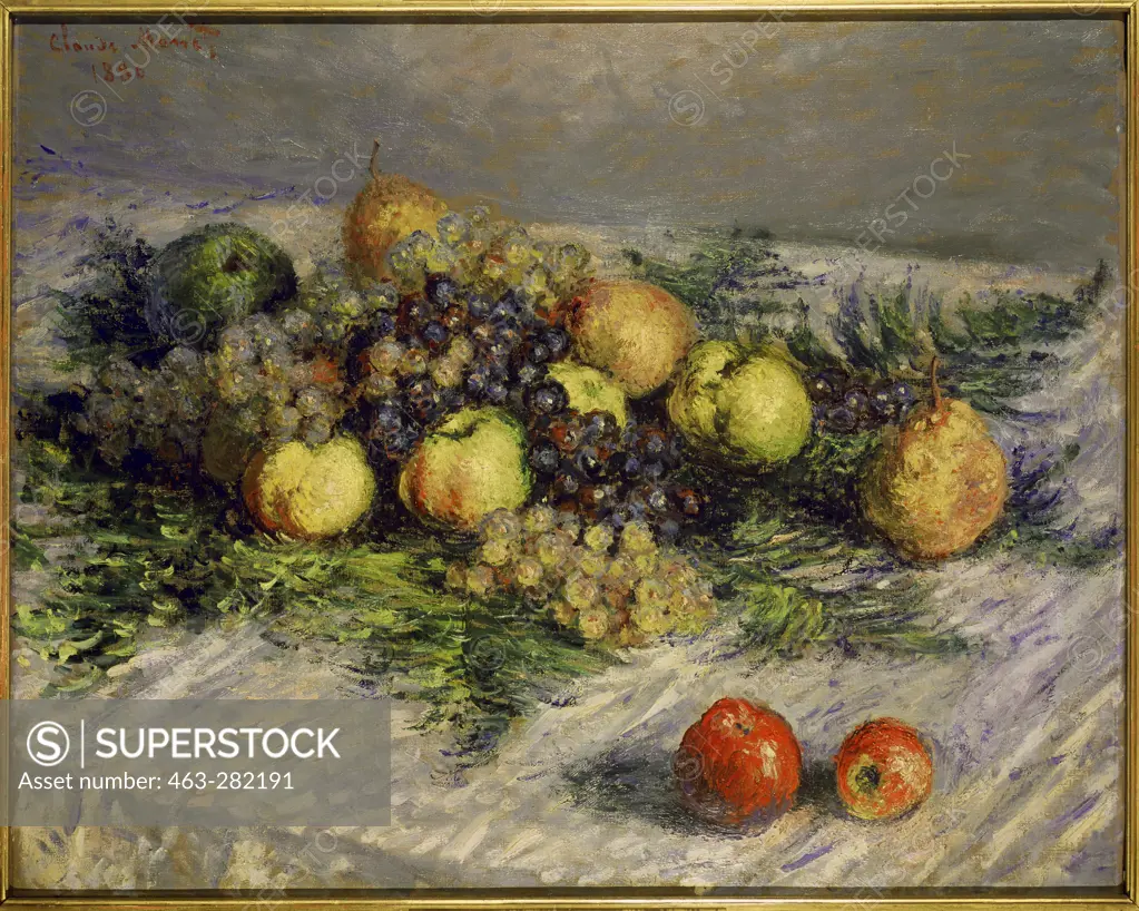 Monet / Still-life with fruit / 1880