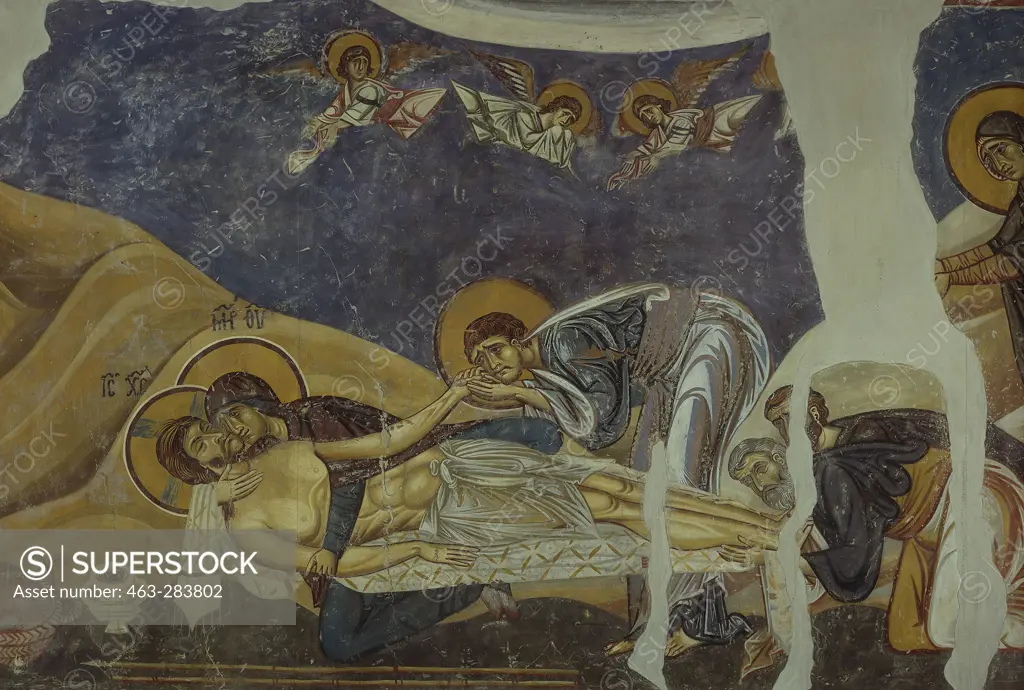 Lamentation of Christ / Mural / Nerezi