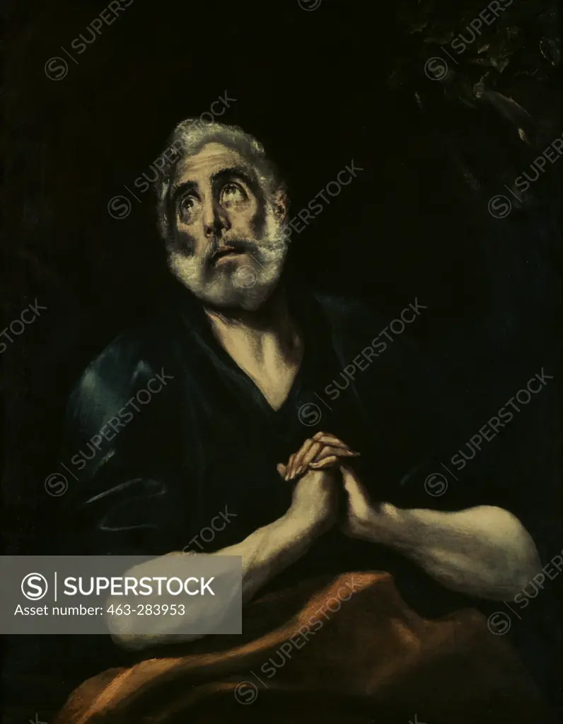 El Greco / Repentant Peter / Painting