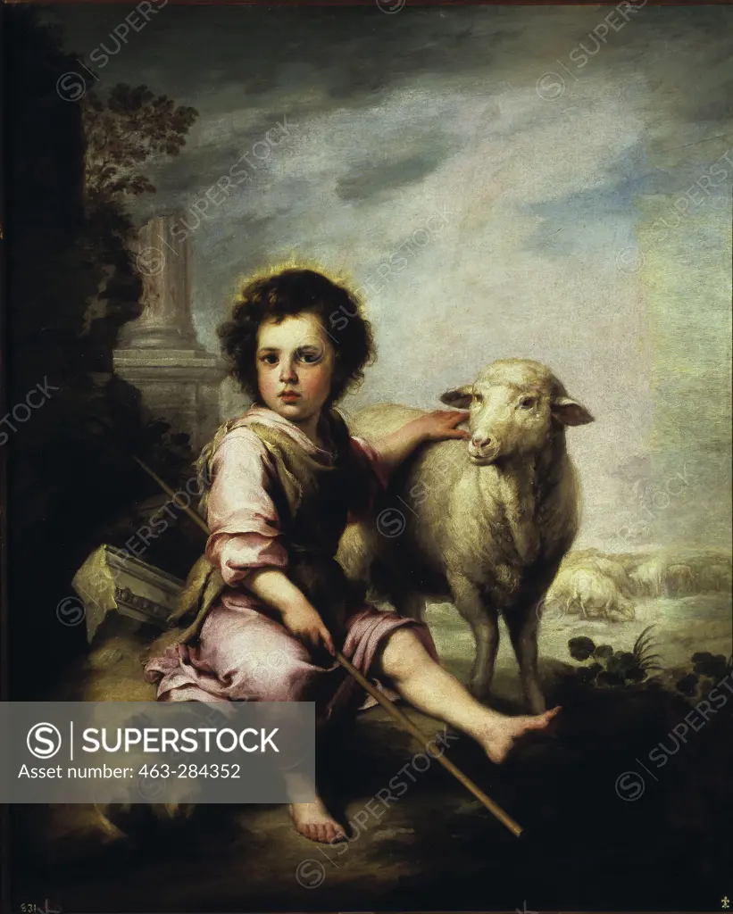 The Divine Shepherd / Murillo / c.1665