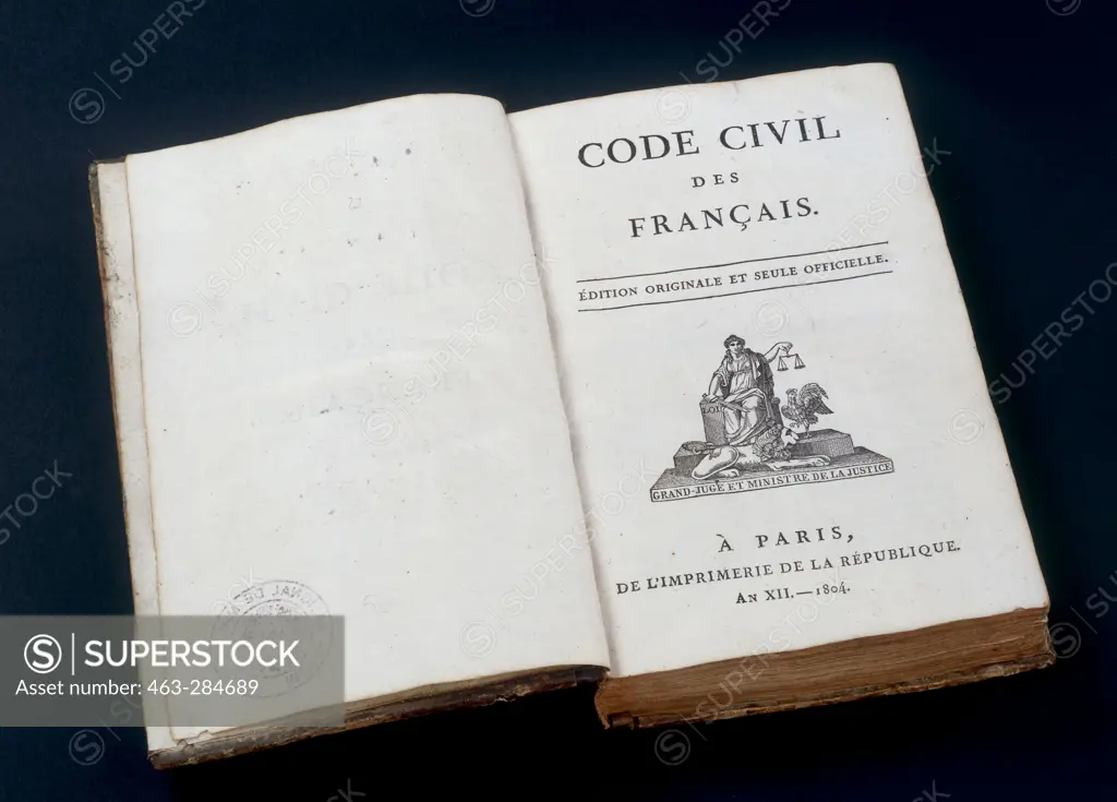 Code civil / Title First Edition